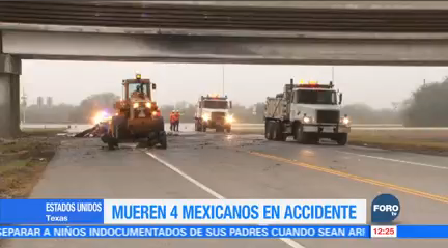 Mueren 4 Mexicanos Accidente Texas Migrantes Guanajuatenses
