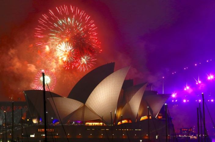 australia recibe al ano nuevo 2018