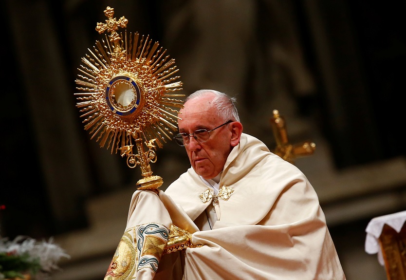 Papa Francisco dirige oración de las Primeras Vísperas y Te Deum