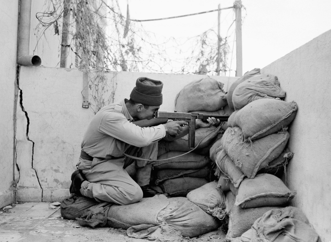 Paramilitar israelí durante la guerra en 1948. (AP, archivo) 