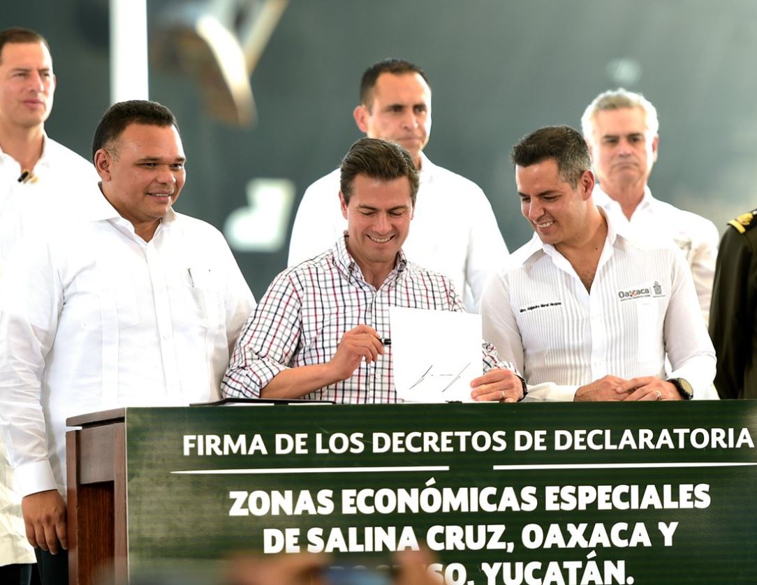 EPN declara Zonas Económicas Especiales Salina Cruz y Progreso