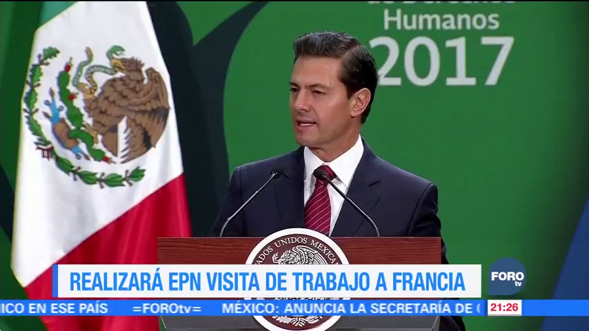 Peña Nieto viaja a París para asistir a la Cumbre One Planet