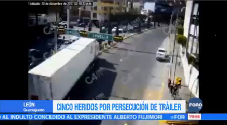 Persecución Tráiler León Guanajuato Deja 5 Heridos