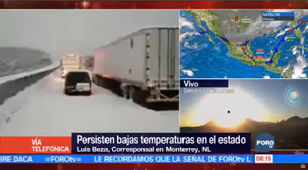 Persisten Bajas Temperaturas Nuevo León