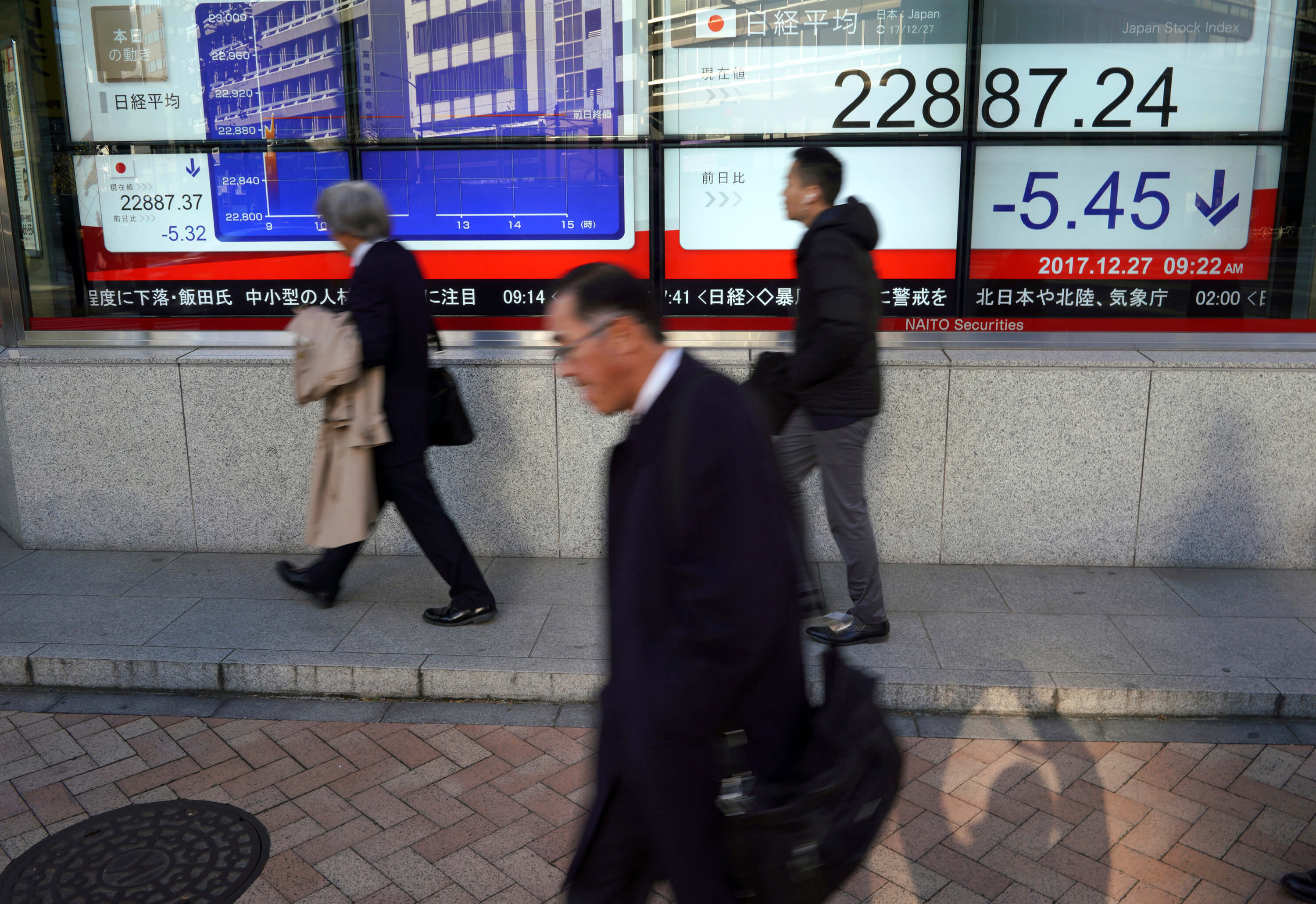 Bolsa de Tokio cierra con avance del 0.08%