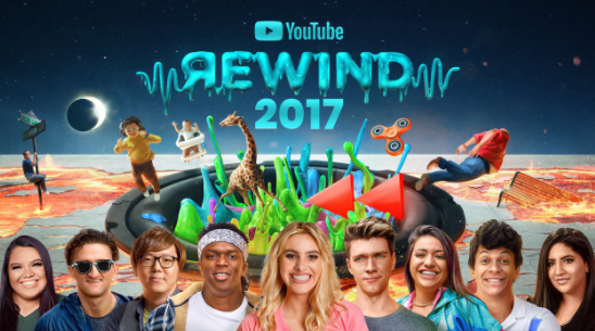 YouTube Rewind enlista lo mejor en música, memes y personalidades del 2017