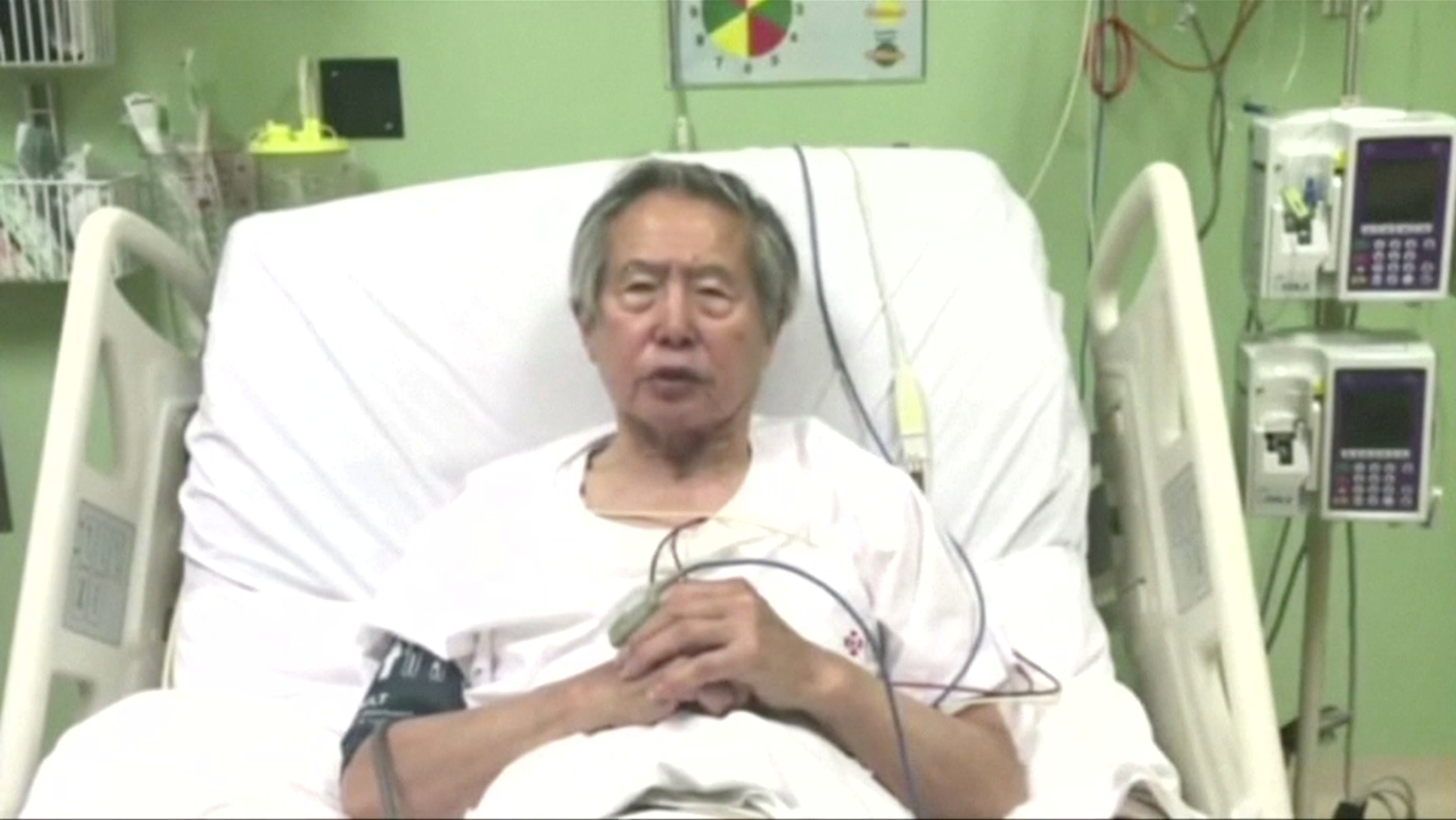 Fujimori dice que si regresa a prisión su corazón 'no lo va a soportar'