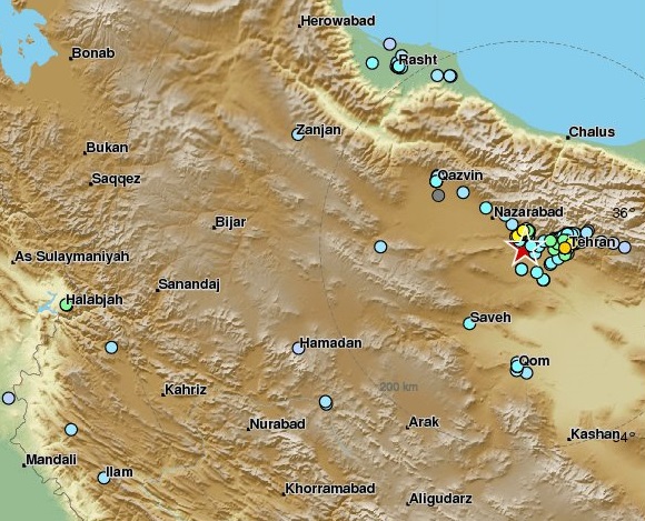 Sismo magnitud 5 2 sacude ciudad iraní Teherán