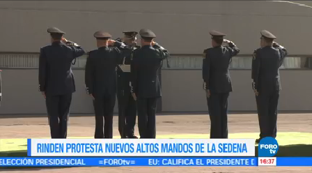 Toman Posesión Nuevos Altos Mandos Militares Defensa Nacional Salvador Cienfuegos