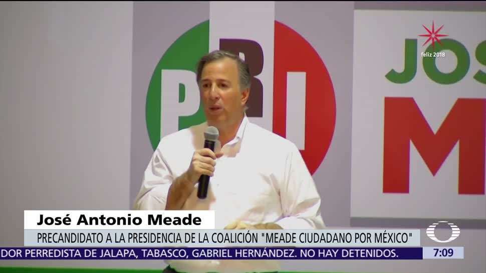 José Antonio Meade habla de seguridad en Tlaxcala