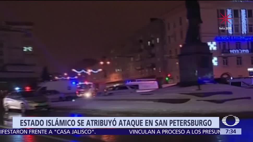 Estado Islámico se atribuye atentado en San Petersburgo