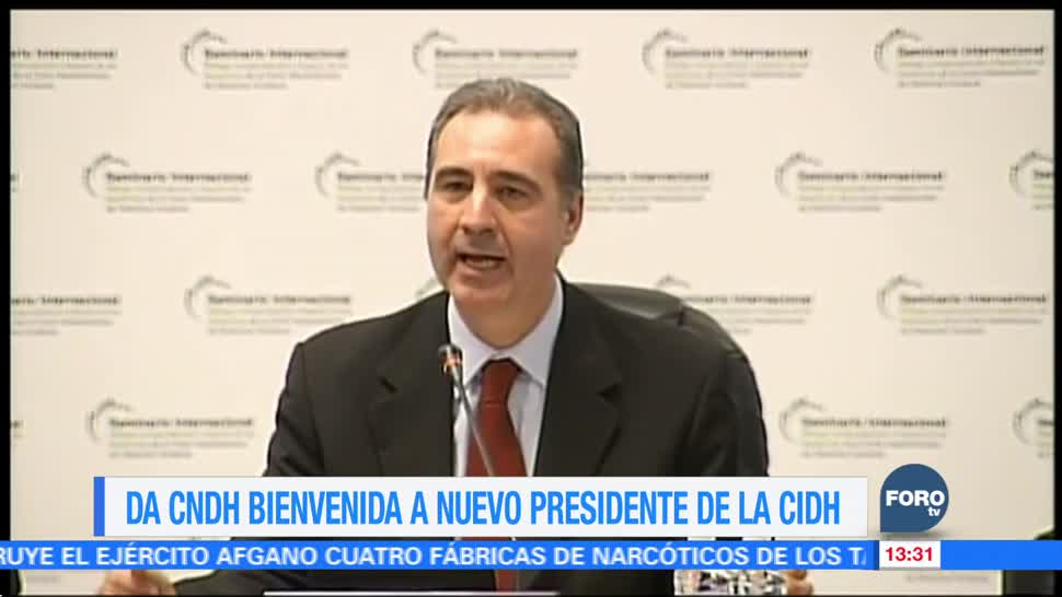 CNDH felicita al juez Eduardo Ferrer por asumir presidencia de la CIDH