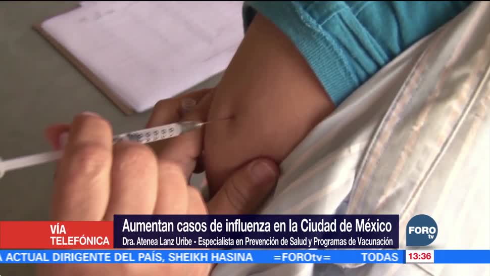 Aumentan casos de influenza en la Ciudad de México