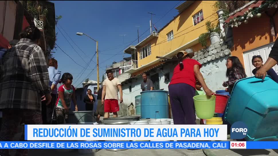 Suministro de agua potable se verá afectado por mantenimiento en Sistema Cutzamala