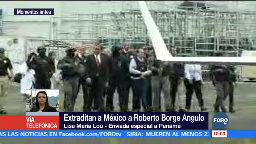 Exgobernador Roberto Borge aborda avión rumbo a México