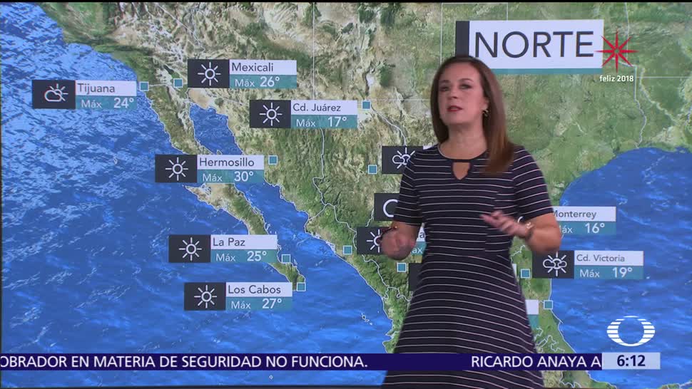 Mejoran las temperaturas en México