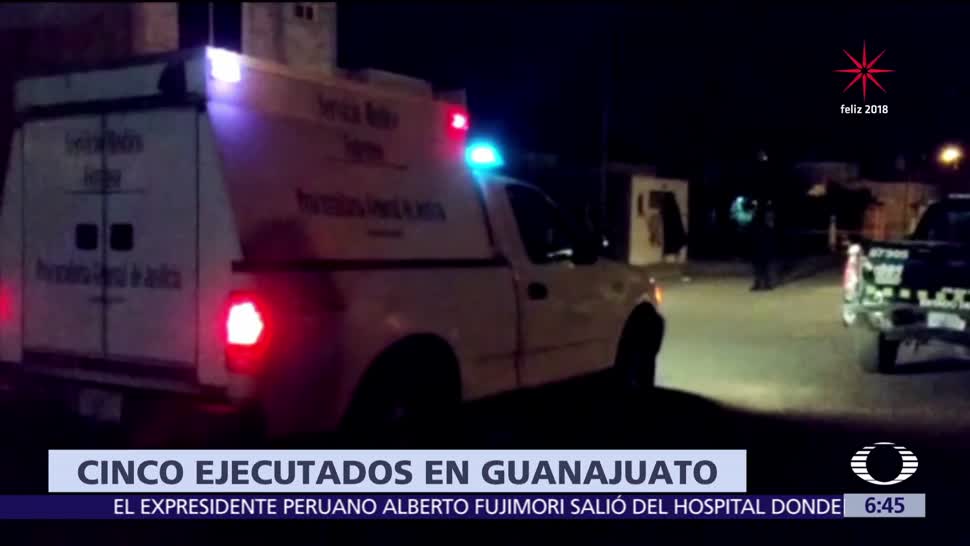 Comando asesina a cinco personas en Cortázar, Guanajuato