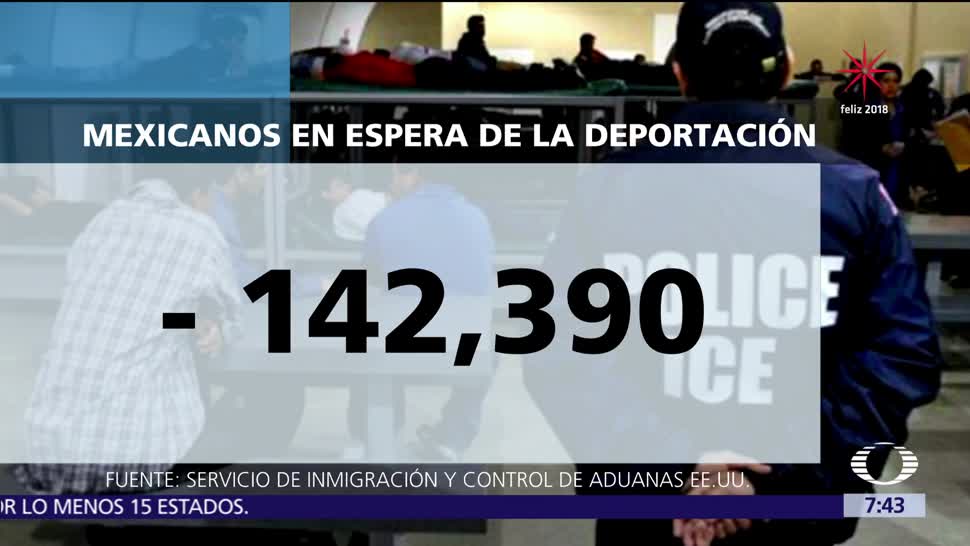 Más de 142 mil mexicanos esperan deportación desde Estados Unidos