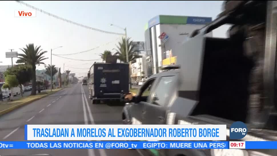 Trasladan a Roberto Borge al penal federal en Morelos