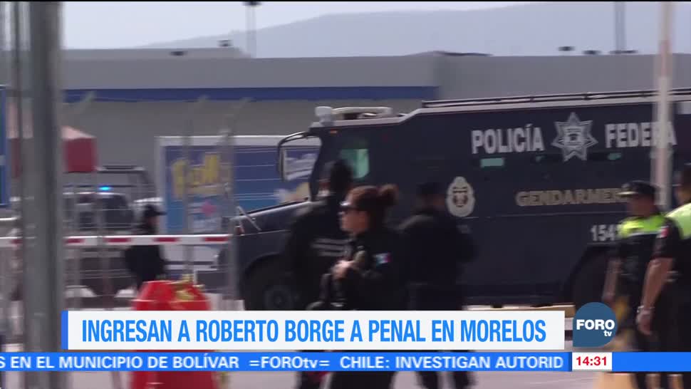 Roberto Borge ingresa a penal en Morelos