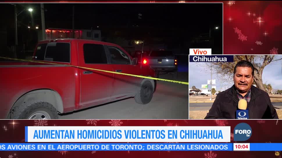 Aumentan los homicidios en Chihuahua