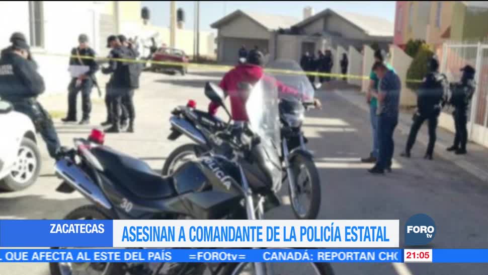 Asesinan a comandante de la Policía en Zacatecas