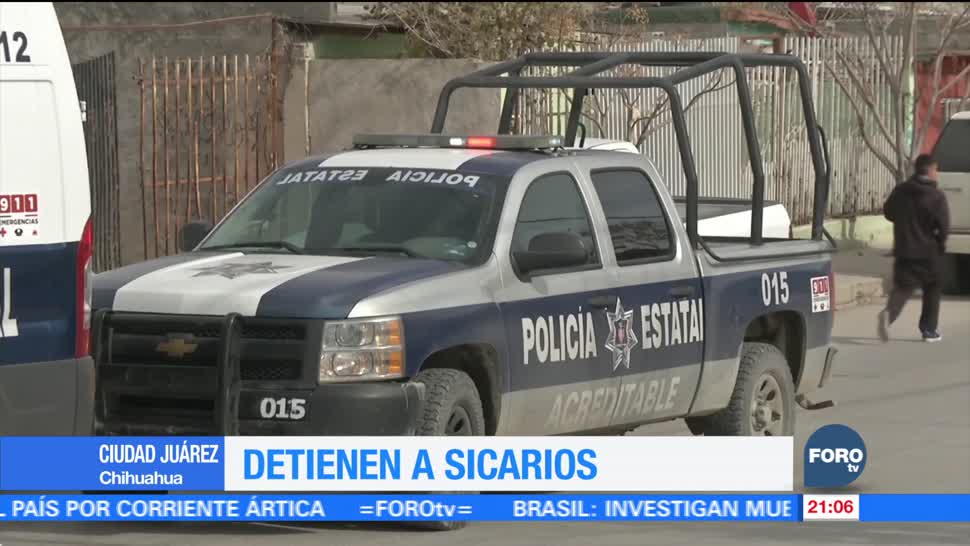 Detienen a sicarios en Ciudad Juárez Chihuahua