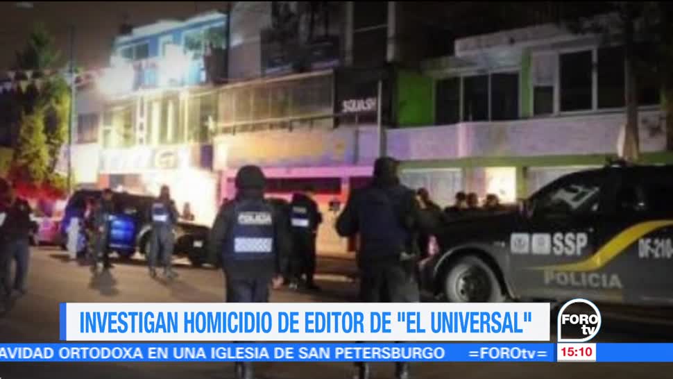 Investigan homicidio de un editor de ‘El Universal’