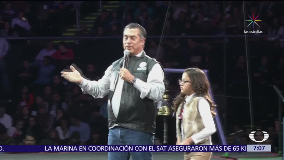 'El Bronco' inicia precampaña en Monterrey como aspirante independiente a la Presidencia