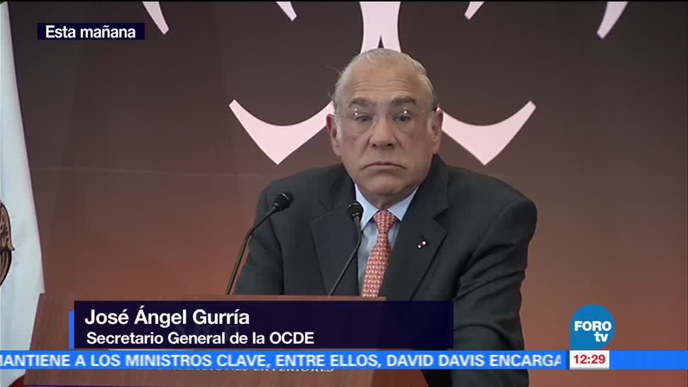 La economía mexicana mantiene tendencia de crecimiento: OCDE