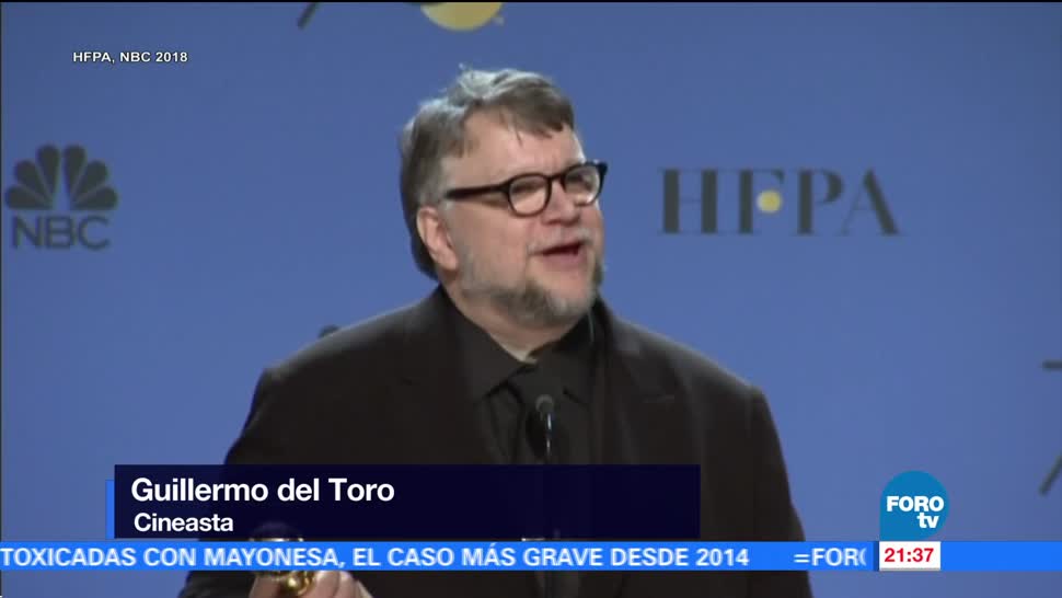 Globos de Oro 2018, Guillermo del Toro recibió su primer Globo