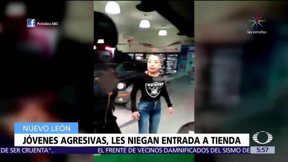 Jóvenes agreden tienda en Nuevo León tras negarles la entrada