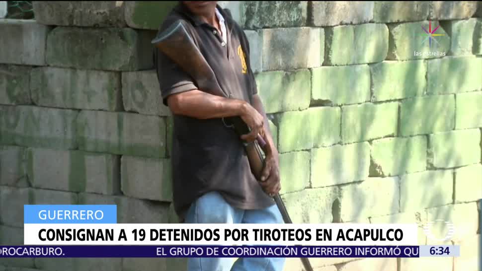 Trasladan a 19 hombres a Las Cruces tras enfrentamientos en Acapulco