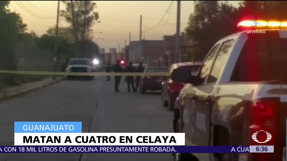 Asesinan a 4 personas, incluido un menor, en Celaya