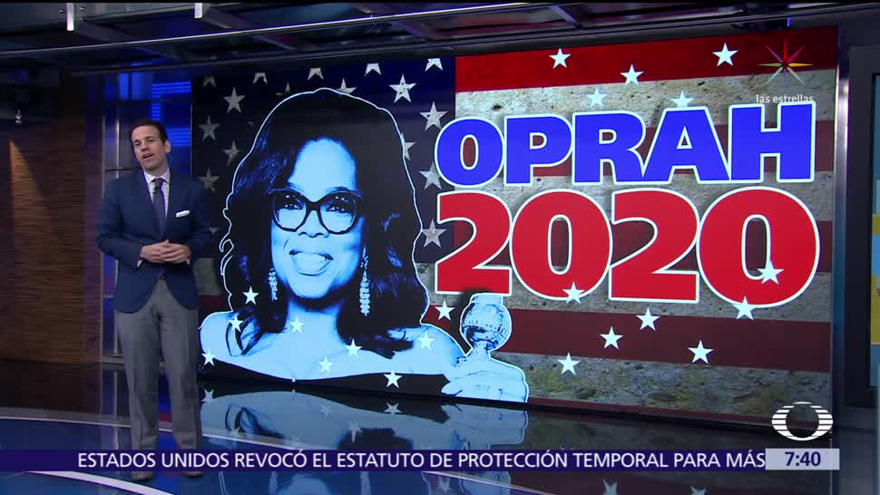 Oprah Winfrey, postulada para la Casa Blanca en 2020
