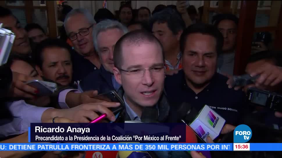 Anaya Único Precandidato Presidencial Coalición Por México Al Frente