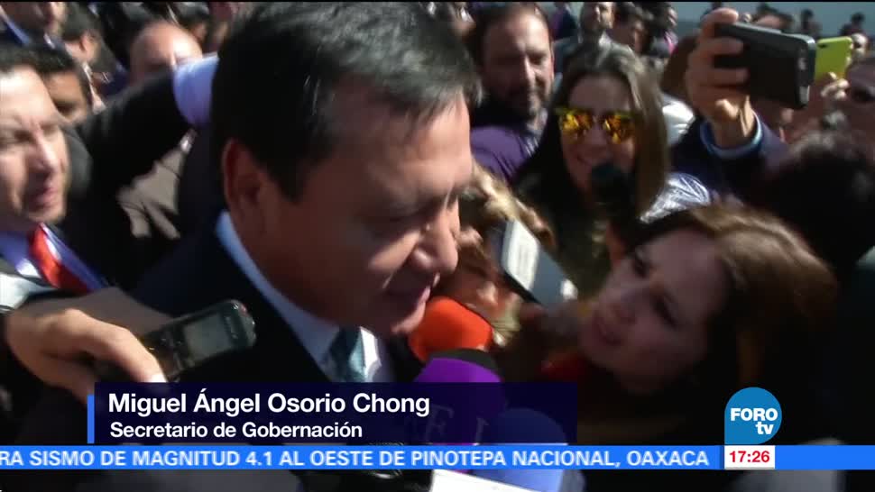 Chong Confirma Desmiente Salida Segob Miguel Ángel Osorio