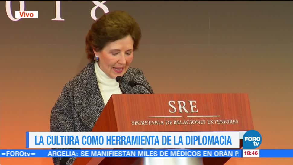 Cultura Herramienta Diplomacia Secretaria De Cultura María Cistina García