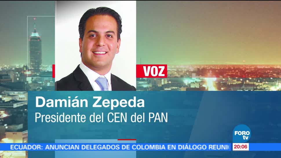 Lozano no representa el PAN, señala Damián Zepeda
