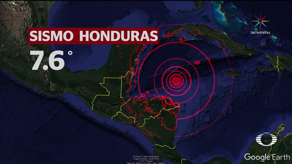 Sismo en Honduras se perciben en Quintana Roo