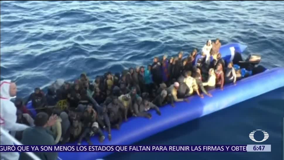 Desaparecen casi cien migrantes tras naufragio frente costas de Libia
