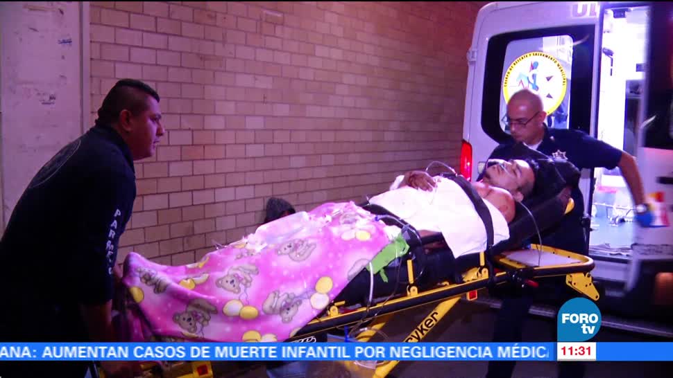 Hospital de Neza atiende a hombre con siete disparos después de horas