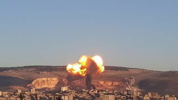 Aviones turcos bombardean el cantón kurdo de Afrin en Siria
