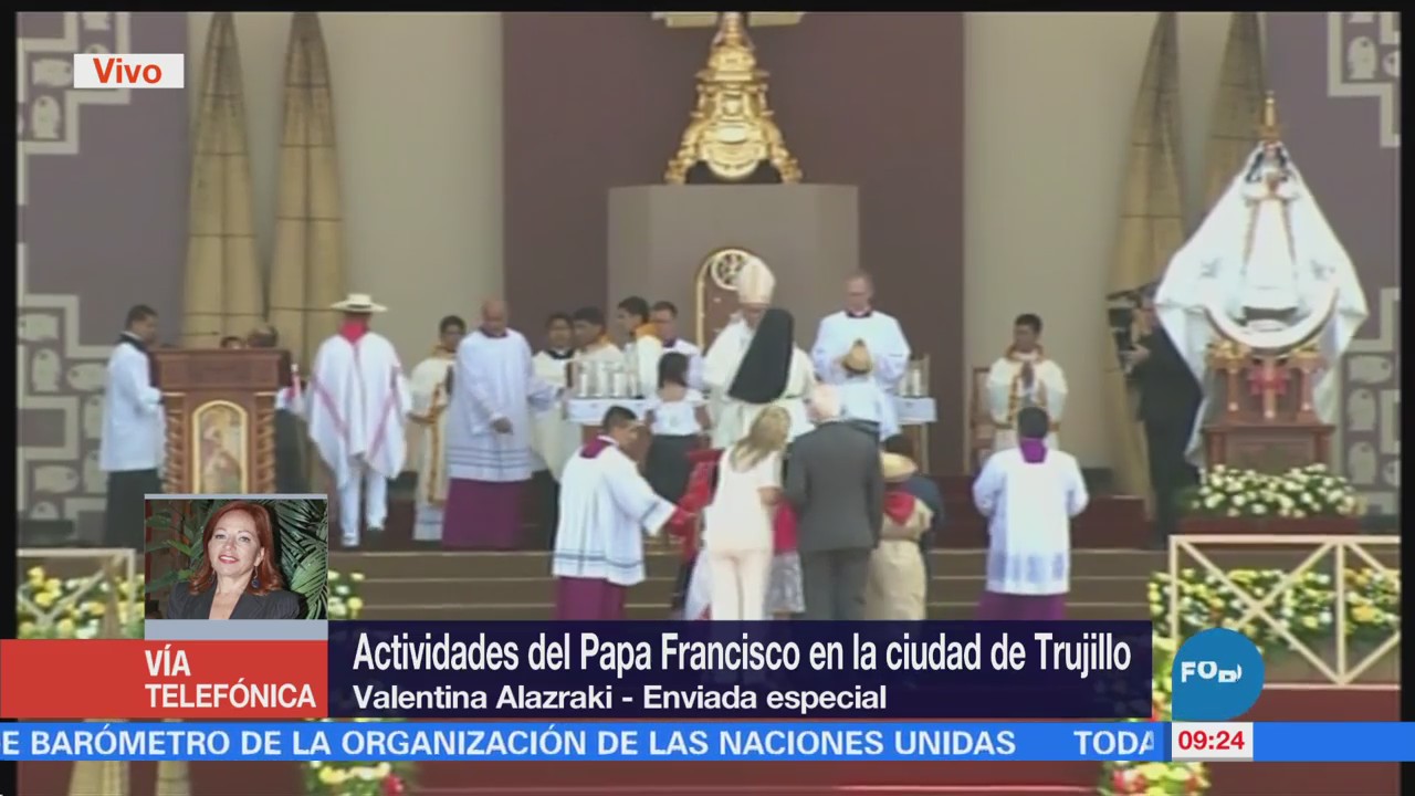Actividades del papa Francisco en la Ciudad de Trujillo, Perú