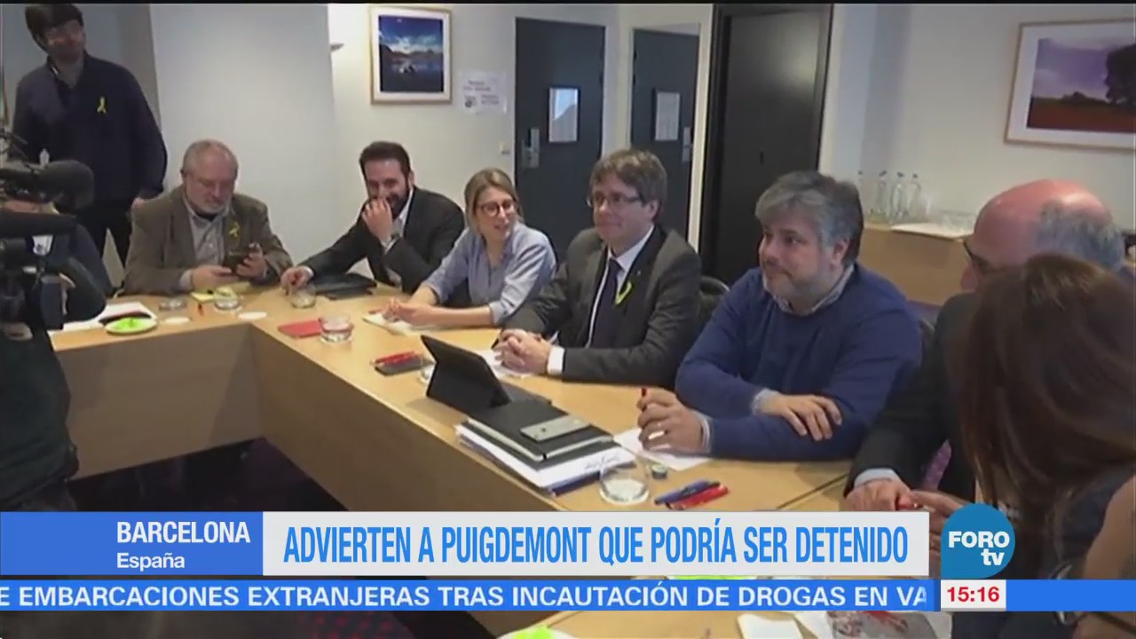 Advierten a Puigdemont que podría ser detenido