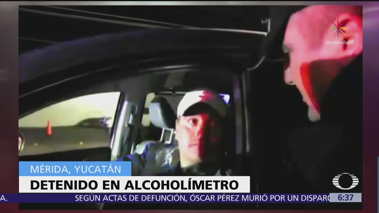 Alcoholímetro detiene a precandidato del PAN en Mérida