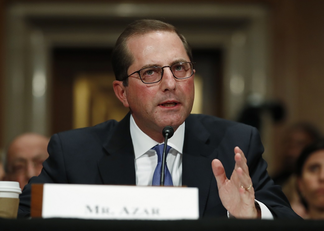 Senado confirma Alex Azar como secretario Salud Estados Unidos