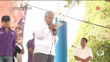 AMLO Cierra 2017 Yucatán Precandidato Presidencial