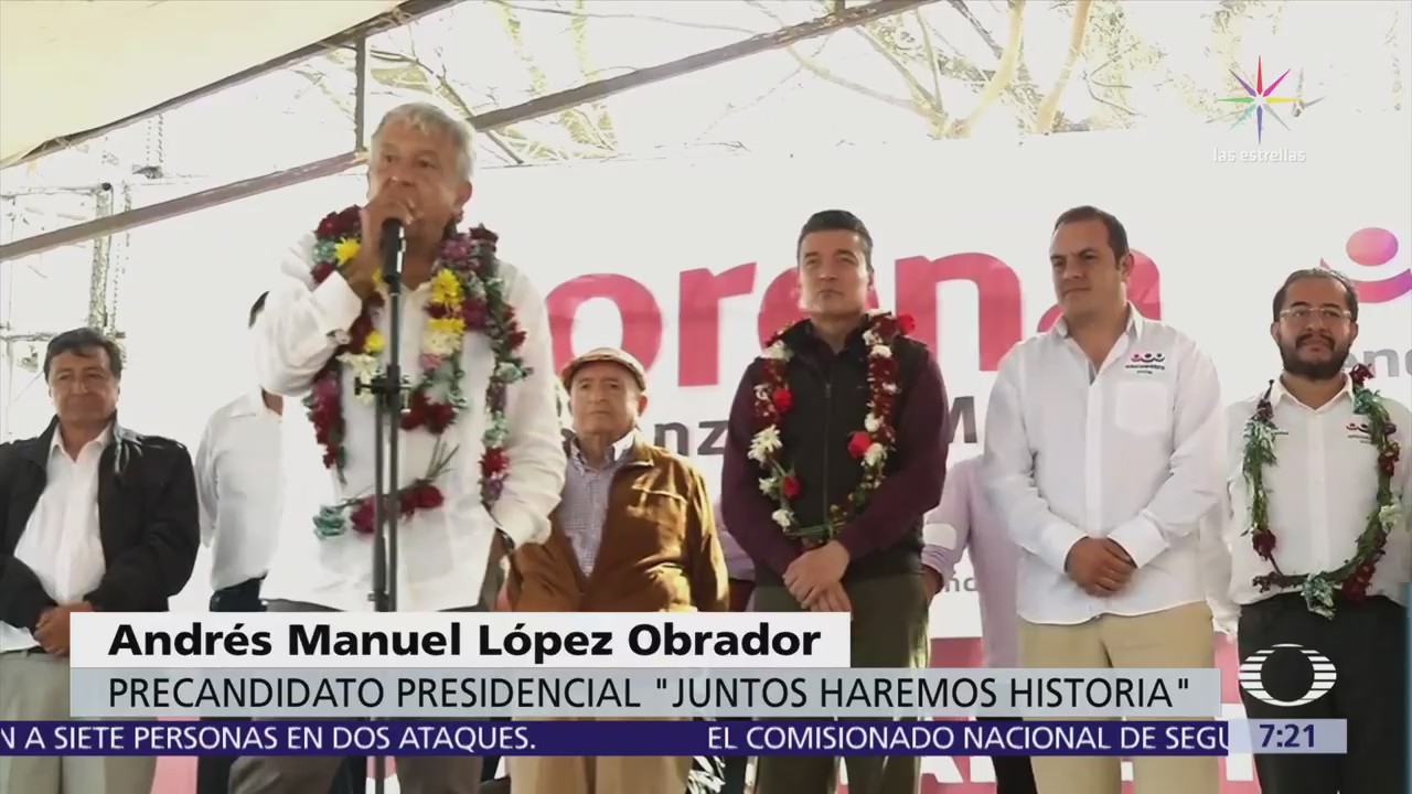 AMLO destapa a Cuauhtémoc Blanco como virtual candidato al gobierno de Morelos