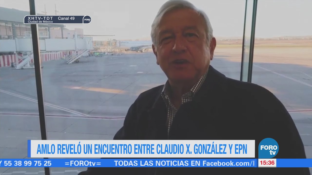 AMLO revela encuentro entre Claudio X. González y EPN